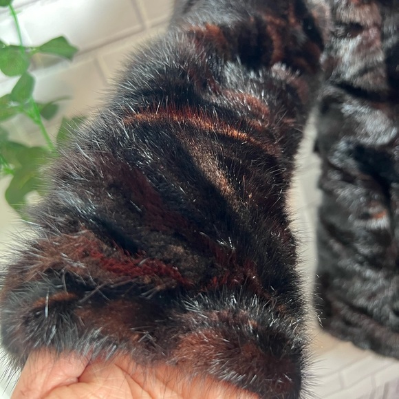 CHRISTOS A. MITSAKOS Brown Teddy Jacket with Plush Material and Vintage/size S - Picture 7 of 14